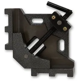 Eberth Winkelschraubstock 90 Grad, Winkelspanner, Winkelzwinge, 104mm Backenbreite 60mm Spannweite 34mm Backenhöhe