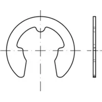 Reyher Sicherungsscheibe DIN 6799 f.Wellen 6 1.4122 100 Stück
