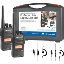 Midland G18 Pro NC 2er Koffer C1145.S5 PMR-Funkgerät 2er Set