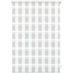 Gardinia EASYFIX Doppelrolle Karo, kein Bohren | Kleben, Klemmen