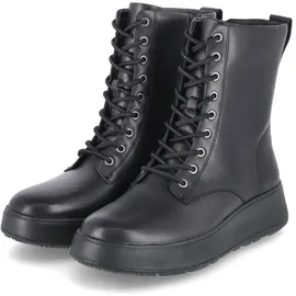 FitFlop F-Mode Lederstiefeletten schwarz