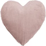 Magma Heimtex Magma Dekokissen Shara Herz 43x43 cm - rose - pink