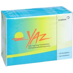 YAZ 0,02 mg/3 mg Filmtabletten 24+4 168 St