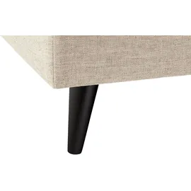 Joka Polsterbett JOKA "Arte", beige, B:189cm H:55cm L:228cm, Betten, Polsterbett, Strukturbezug, Flexinet Matratze in H2 oder H3 wählbar