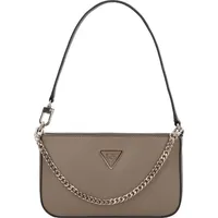 GUESS Noelle Mini Schultertasche 22 cm dark taupe