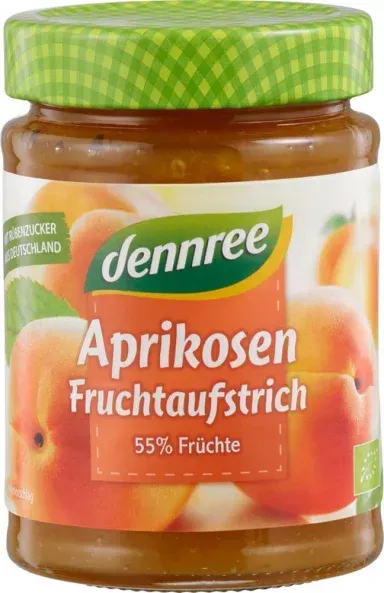 dennree Fruchtaufstrich Aprikose bio