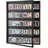 Vevor Vitrine für Sportkarten 61,7 x 77,5 x 5,5 cm Schwarz