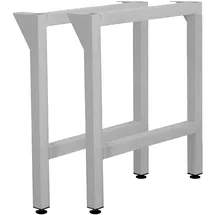 ADB Werkbankfuß Metall 700x850 mm Lichtgrau