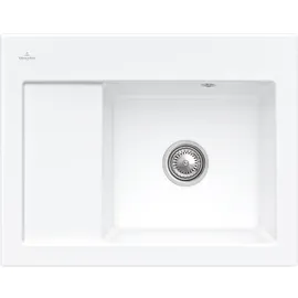 Villeroy & Boch Subway 45 Compact rechts stone white + Handbetätigung + Lochbohrung 1