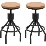 MCW Barhocker N17 2er-Set Natur