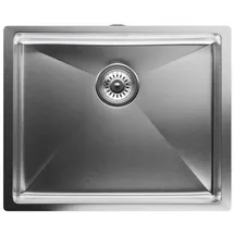 Klarstein Edelstahl-spulbecken 55x45 Cm - Mit Uberlauf & Sieb, Perfekte Erganzung Fur Deine Kuche - Küchen-wasserhahn, Spulbecken-organizer Kompatibel, Aus Robusten Materialien