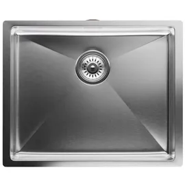 Klarstein Edelstahl-spulbecken 55x45 Cm - Mit Uberlauf & Sieb, Perfekte Erganzung Fur Deine Kuche - Küchen-wasserhahn, Spulbecken-organizer Kompatibel, Aus Robusten Materialien