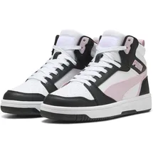 Puma Unisex Rebound V6 Sneaker, White-Rose Mauve Black, 37.5