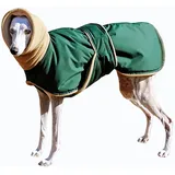 CMZYBBD Hundemantel Warm Und wasserdichte Hundebel - Dicke Jacke Für Mittel- Bis Große Hunde, Ideal Für Windhunde, Wolfshunde, Hirten Und Mehr-grün-4xl