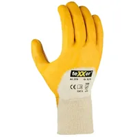 teXXor® topline Nitril-Handschuhe STRICKBUND, Gelb