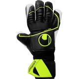 Uhlsport Supersoft HN Flex Frame, Kinder und Erwachsene Torwarthandschuhe, Noir/Jaune Fluo, 10