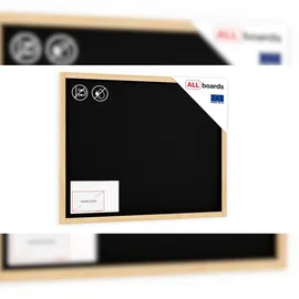 ALLboards Kreidetafel mit naturlackierten Holzrahmen 120x90cm