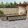 vidaXL Garten-Essgruppe 17-tlg. Grau
