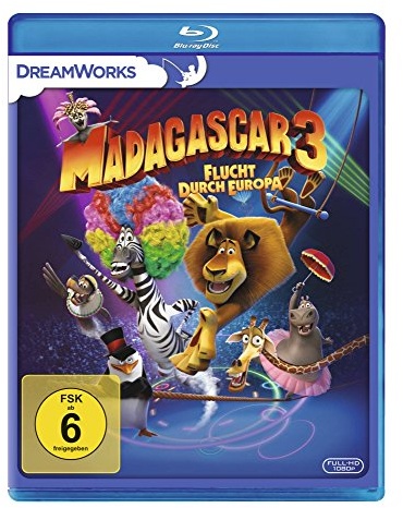 Madagascar 3 - Flucht durch Europa [Blu-ray] (Neu differenzbesteuert)