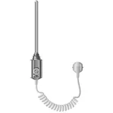 ECD Germany Heizstab 600W Chrom für Badheizkörper mit Thermostat