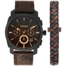Fossil Machine Leder 42 mm FS5251 Set