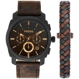 Fossil Machine Leder 42 mm FS5251 Set