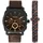 Fossil Machine Leder 42 mm FS5251 Set