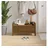 vidaXL Flurbank Sitzbank 80x40x43 cm braun