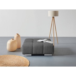 COTTA Hocker Orion, gemütlicher Hocker im modernen Design grau