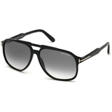 Tom Ford FT 0753 Black/Smoke Shaded 62/14/140 Herren