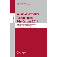 Springer Reliable Software Technologies - Ada-Europe 2014 Kartoniert (TB)