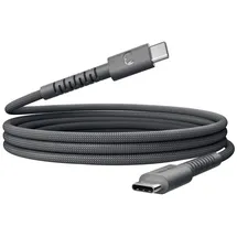 Fresh 'n Rebel USB-C auf USB-C 2 m Schwarz/Grau