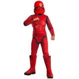 Rubie ́s Kostüm Star Wars 9 Sith Trooper Kostüm für Kinder, Hochwertiges Kinderkostüm der Elite-Stormtrooper aus 'Der Aufstieg Sk rot 140-146