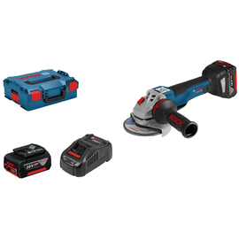 Bosch GWS 18V-10 PC Professional inkl. 2 x 5 Ah + L-Boxx