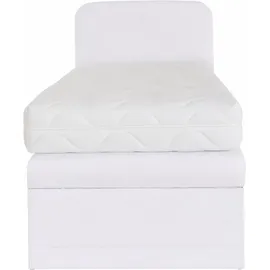 Westfalia Schlafkomfort Boxspringbett 105 x 212 cm Weiß
