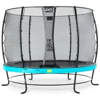 EXIT TOYS Elegant Trampolin 305 cm inkl. Economy Sicherheitsnetz blau