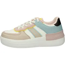 Lumberjack Freya Oxford-Schuh, Weiß Beige Lt Fuchsia, 38 EU