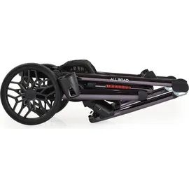 Moni Kombikinderwagen 3 in 1 all Road umbaubar Babyschale Sportsitz Tragetasche schwarz - Schwarz