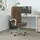 vidaXL Bürostuhl mit Massagefunktion Stoff Braun
