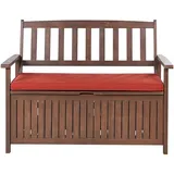 Beliani Sovana 120 x 91 x 60 cm Dunkelbraun