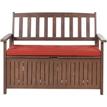 Beliani Sovana 120 x 91 x 60 cm Dunkelbraun