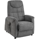 Xora Fernsehsessel, Grau, Textil, Uni, 83x113x92 cm, Goldenes M, Stoffauswahl, Relaxfunktion, Aufstehhilfe, Wohnzimmer, Sessel, Fernsehsessel