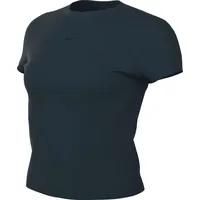 Nike Damen Chll KNT Md CRP T-Shirt, Armory Navy/Armory
