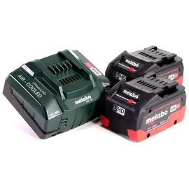 Metabo Akku Basis Set 18 V mit 2 x 8,0 Ah
