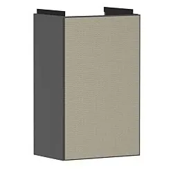 hansgrohe Xevolos E Waschtischunterschrank 54168390 340x555x245mm, links, schiefergrau matt, bronze Struktur