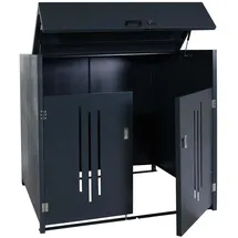 Proregal Mülltonnenbox 154 x 160 x 136 cm anthrazit