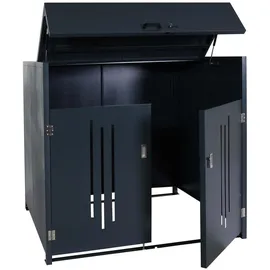 Proregal Mülltonnenbox 154 x 160 x 136 cm anthrazit