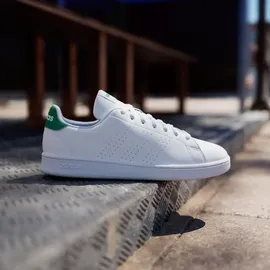 adidas Advantage Cloud White / Cloud White / Green 40 2/3