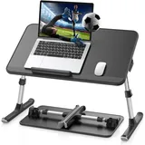 LuxusKollektion Laptoptisch Laptoptisch fürs Bett höhenverstellbar neigbar klappbare Beine