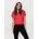 ONLMOSTER mit Aufschlag und klassischem Look Viskosemischung regular fit rot XL 42